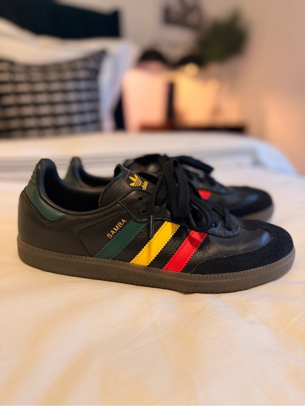 ADIDAS SAMBA OG - BLACK RASTA - Picture 3 of 8